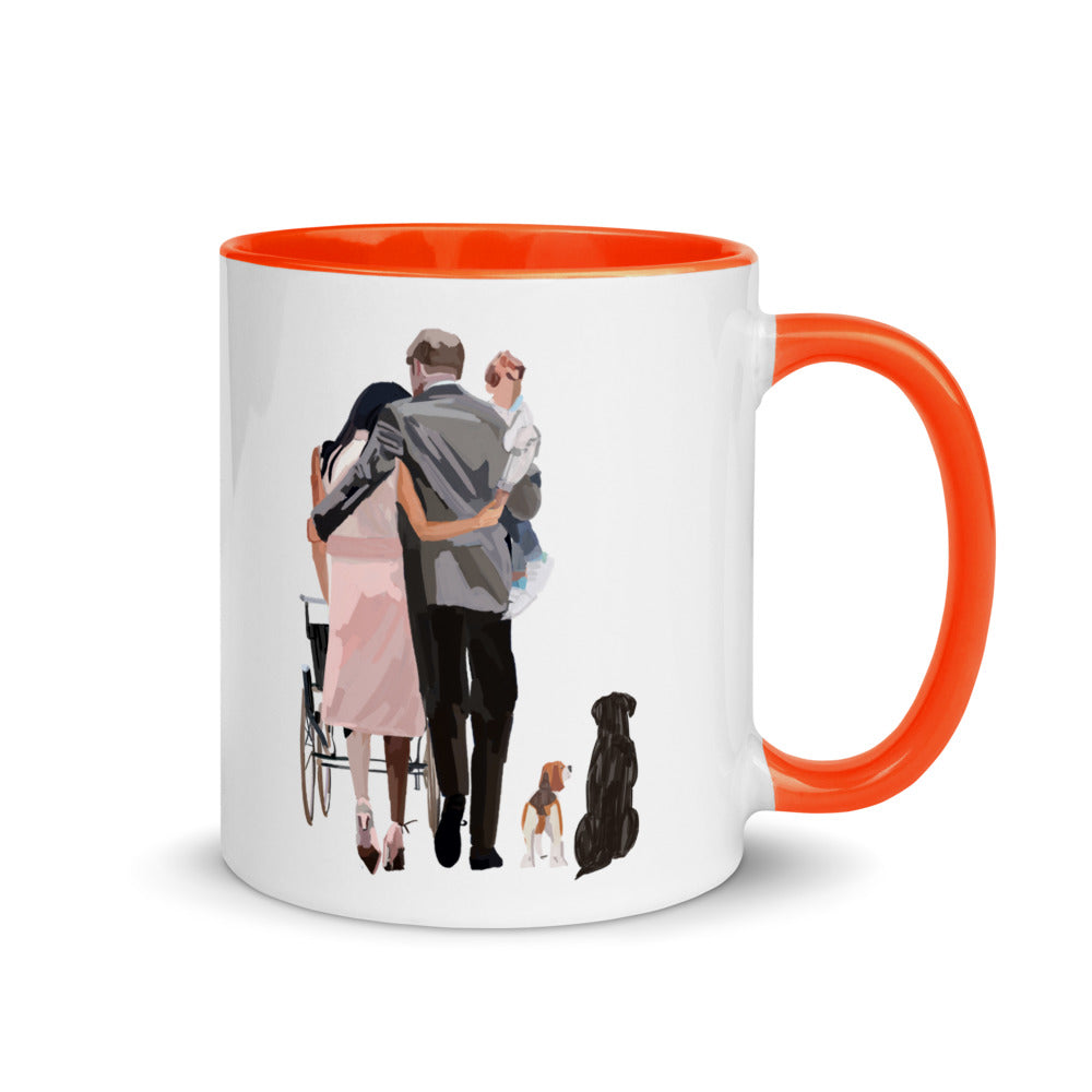 Sussex Family Mug with Color Inside