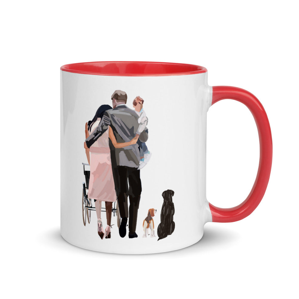 Sussex Family Mug with Color Inside